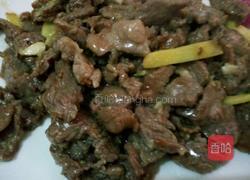 青椒炒牛肉的做法图解5