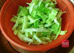 清炒包菜的做法图解2