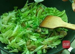 清炒包菜的做法图解5