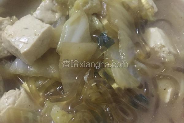 白菜炖豆腐粉条