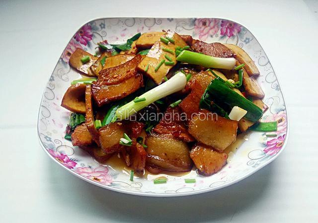 香干炒回锅肉