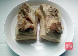 香干炒回锅肉的做法图解4