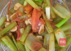 番茄炒芹菜的做法图解8