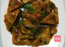 糖醋油煎豆腐干的做法图解8