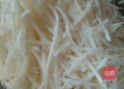 清炒白萝卜丝的做法图解2