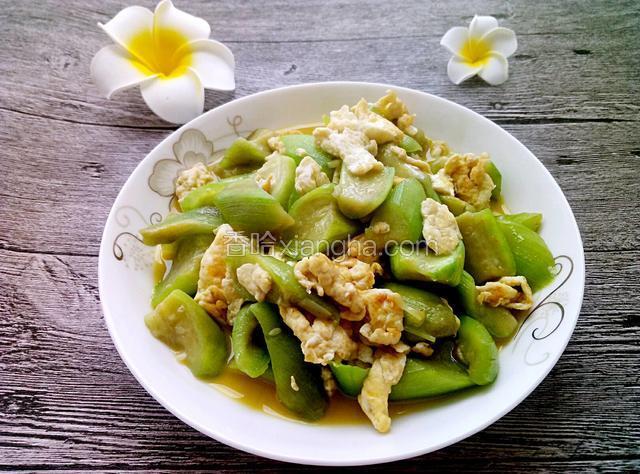 丝瓜炒蛋