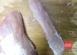 蒜黄炒肉的做法图解2