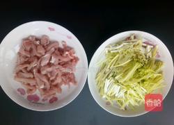 蒜黄炒肉的做法图解3