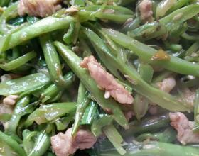 四季豆炒肉[图]