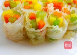 翡翠彩蔬卷的做法图解11