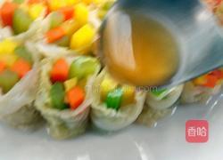 翡翠彩蔬卷的做法图解14