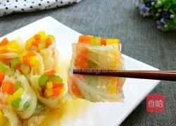 翡翠彩蔬卷的做法图解16