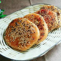 芝麻柿子饼