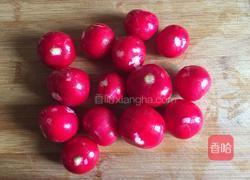 糖醋樱桃小萝卜的做法图解3