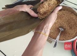 咸肉栗子粽的做法图解8