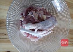 茶树菇闷鸡肉的做法图解1