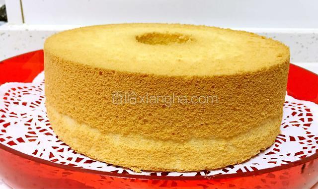 中空戚风蛋糕8寸