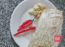 蒜蓉金针菇的做法图解1