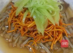 笋丝拌双菇的做法图解4