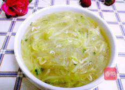 虾米白菜粉丝素汤的做法图解10