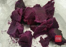 无水紫薯面团的做法图解2