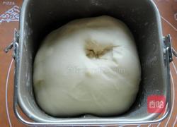 豆沙蔓越莓土司的做法图解4