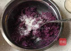 南瓜紫薯饼的做法图解6