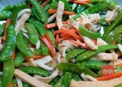 荷兰豆炒油豆腐的做法图解7