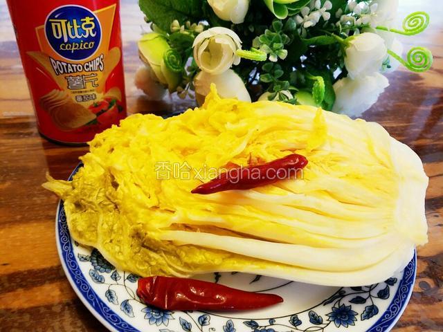 一周后可以食用(家内温度决定时间)，可以凉拌，炒肉，素炒……