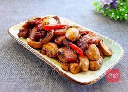 口蘑炒肉的做法图解15