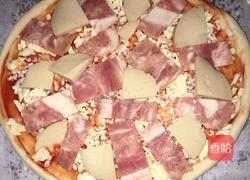 「带自制披萨饼胚」烤披萨的做法图解13