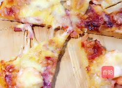 「带自制披萨饼胚」烤披萨的做法图解16