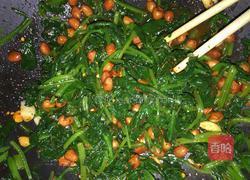 随心(果仁菠菜)的做法图解5