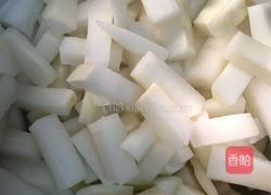 香辣萝卜条的做法图解2