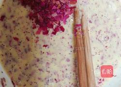 蒸玫瑰花蛋糕的做法图解4