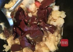 虾条猪血菜花羮的做法图解4