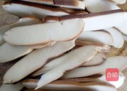 蒜苗豆干炒肉的做法图解2