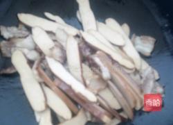 蒜苗豆干炒肉的做法图解5