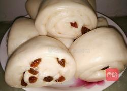 葡萄干花卷的做法图解4