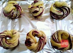 紫薯花样面包的做法图解9