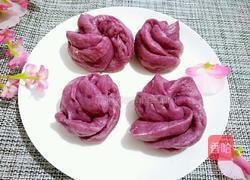 紫薯玫瑰花的做法图解11