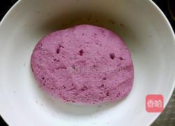 紫薯玫瑰花的做法图解3