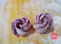紫薯玫瑰花的做法图解9