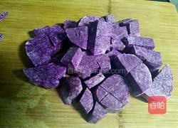 鱿鱼炆紫山药的做法图解3