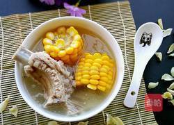 排骨百合山药玉米汤的做法图解6
