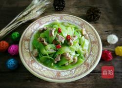 莴笋炒肉片的做法图解10