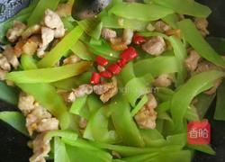 莴笋炒肉片的做法图解9