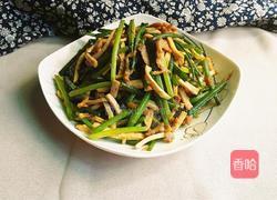 香干肉丝炒韭菜花的做法图解15