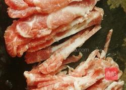 香干肉丝炒韭菜花的做法图解3