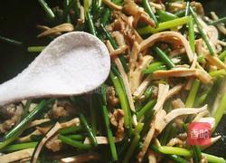 香干肉丝炒韭菜花的做法图解12